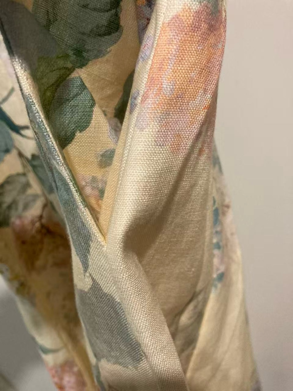 Zimmermann Floral Cream Midi Dress with Spaghetti Straps size 0 - Picture 7 of 9